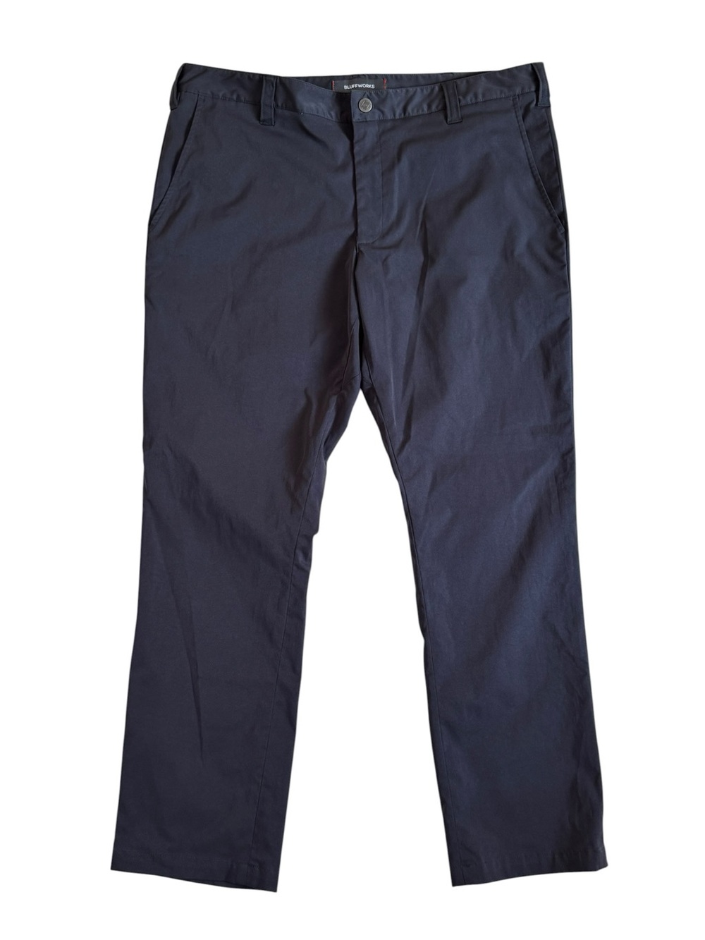 Bluffworks Tailored Fit Chino Pants Dark Gray Men's Size 37x30